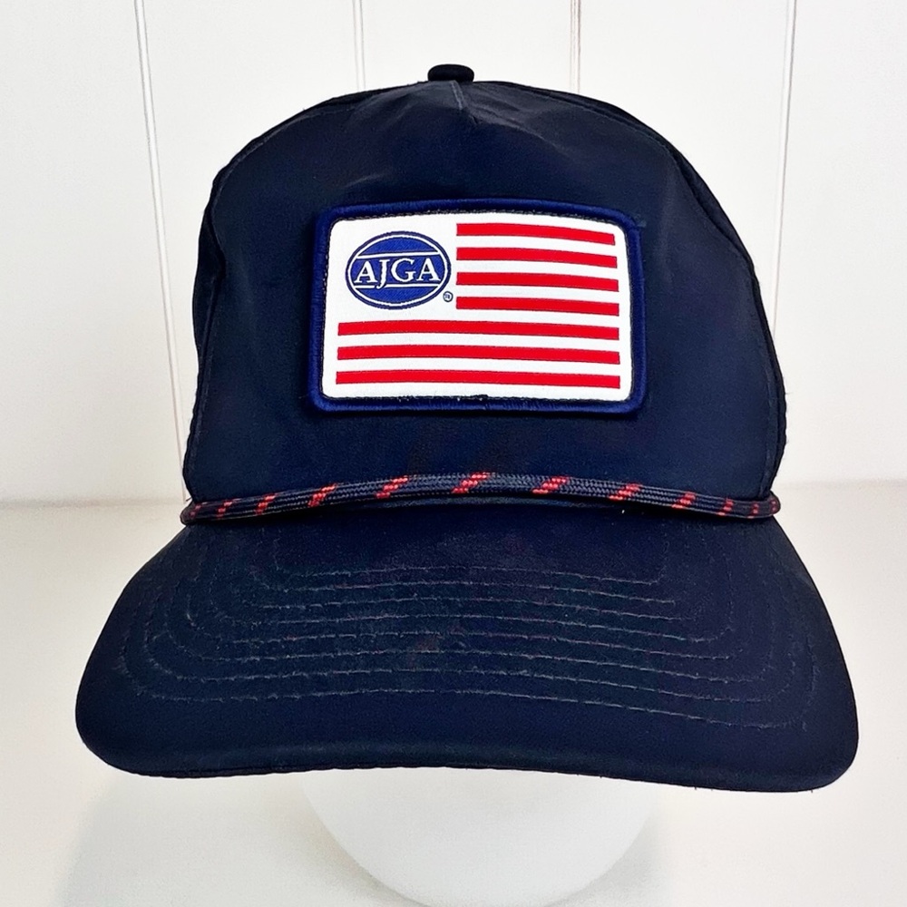 The Ajga Flag Patch 5 Panel Performance Rope Cap … - image 1